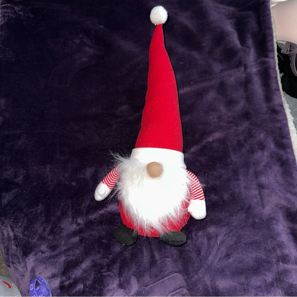Festive Red Gnome Plush